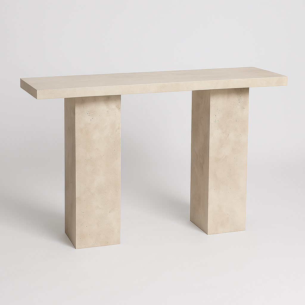 Console PARISIENNE en Travertin